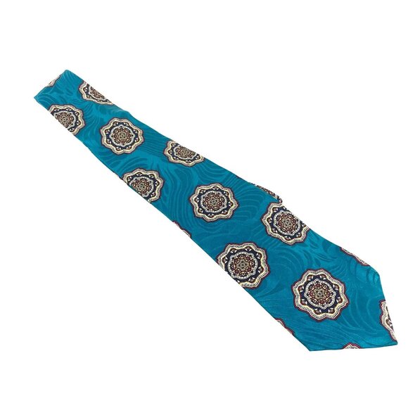 Don Loper Beverly Hills Italian Silk Men's Neck Tie Made in USA 4" wide - Picture 2 of 6